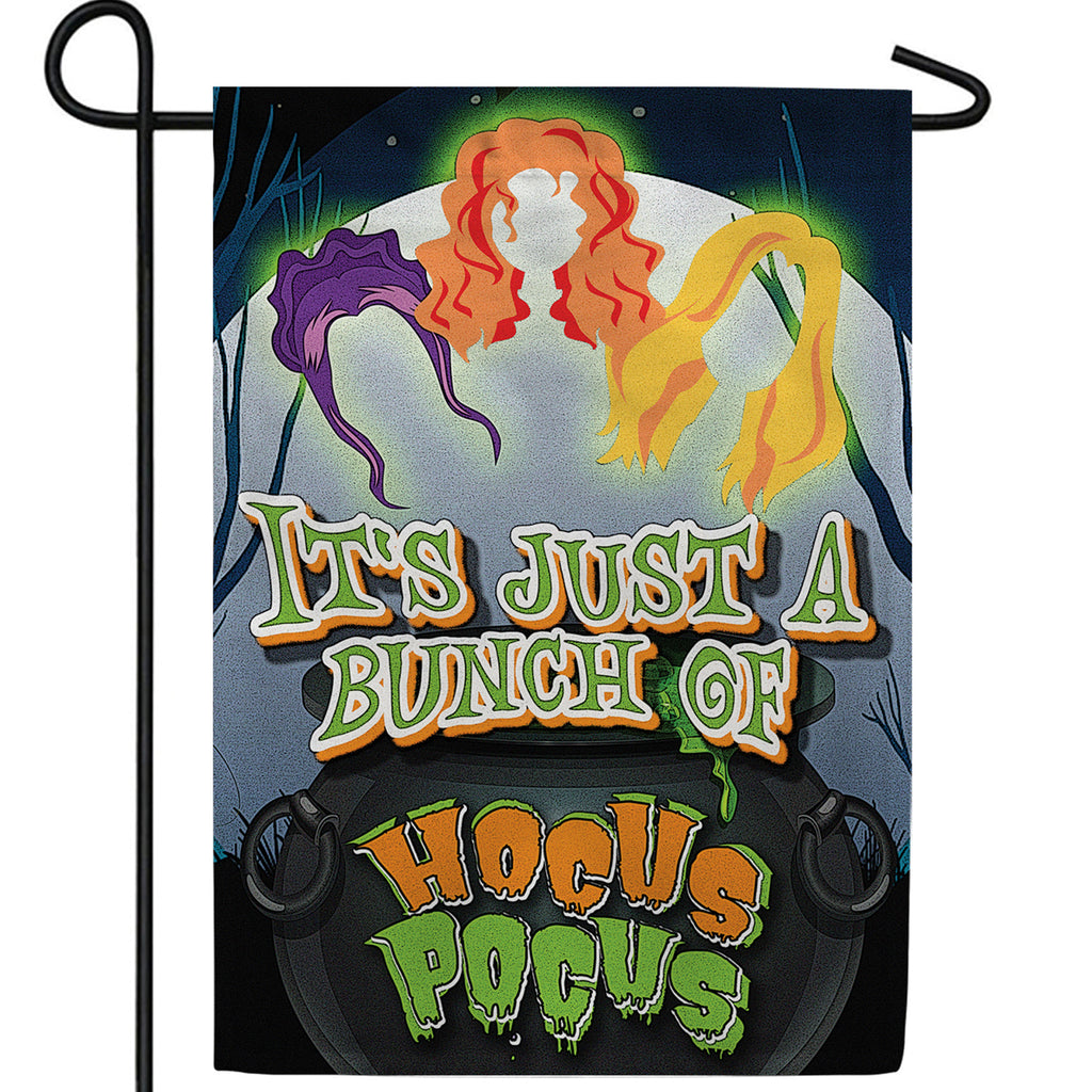 Bunch of Hocus Pocus Double Sided Garden Flag