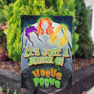 Bunch of Hocus Pocus Double Sided Garden Flag