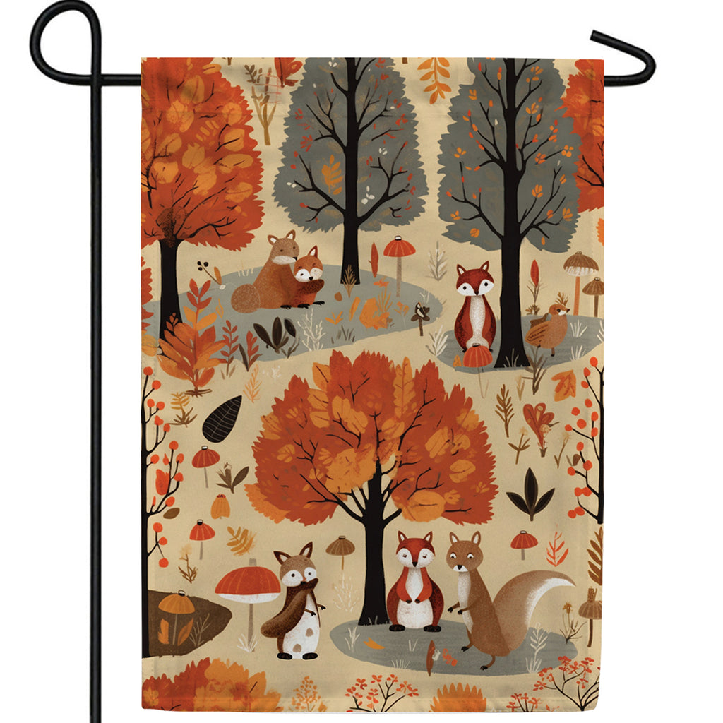 America Forever Forest Friends Double Sided Garden Flag
