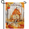 Tiny Hidden Home Double Sided Garden Flag