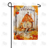 Tiny Hidden Home Double Sided Garden Flag