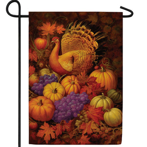 Renaissance Thanksgiving Double Sided Garden Flag