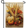 Fall Gourds And Corn Double Sided Garden Flag