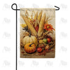 Fall Gourds And Corn Double Sided Garden Flag