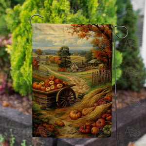 Peaceful Autumn Valley Double Sided Garden Flag