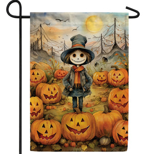 Penelope's Pumpkin Patch Double Sided Garden Flag