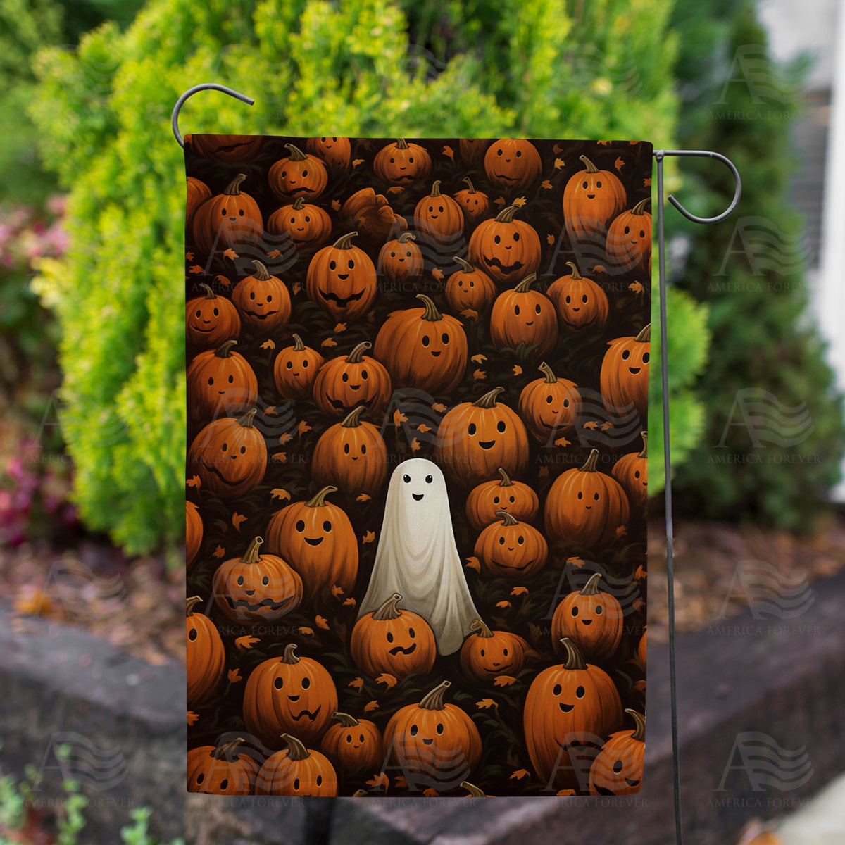 Lost Ghost Double Sided Garden Flag