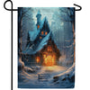 Frozen Evil House Double Sided Garden Flag