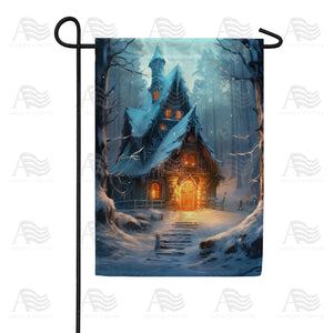 Frozen Evil House Double Sided Garden Flag