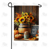 Harvest Sunflower Ensemble Double Sided Garden Flag