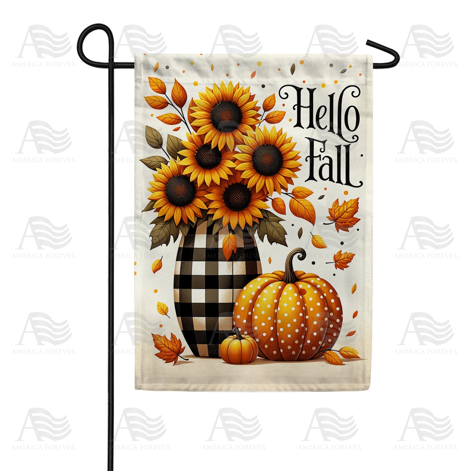 Sunflower Fall Bouquet Double Sided Garden Flag