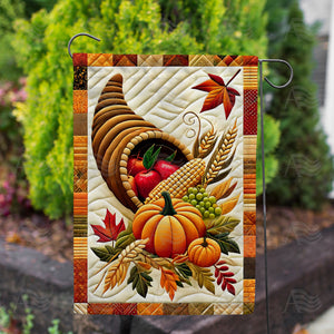 Cornucopia Harvest Double Sided Garden Flag