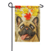 Fall French Bulldog with Ladybug Garden Flag