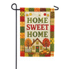 Home Sweet Home Autumn Patchwork Quilt Garden Flag