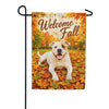 Welcome Fall Pitbull Garden Flag
