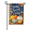 Home Sweet Home Fall Pumpkins Garden Flag