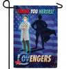 Covenger- The Newest Super Hero! Double Sided Garden Flag