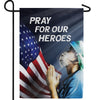America, Pray For Our Heroes Double Sided Garden Flag