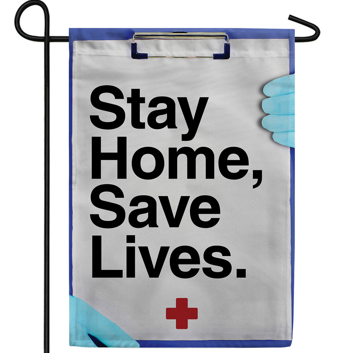 Stay Home, Stay Alive Double Sided Garden Flag