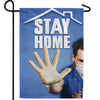 Stay Home, Save Lives Double Sided Garden Flag