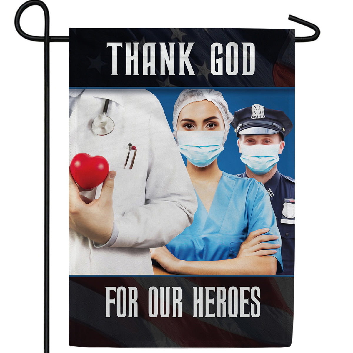 Giving Their All For All Of Us Double Sided Garden Flag