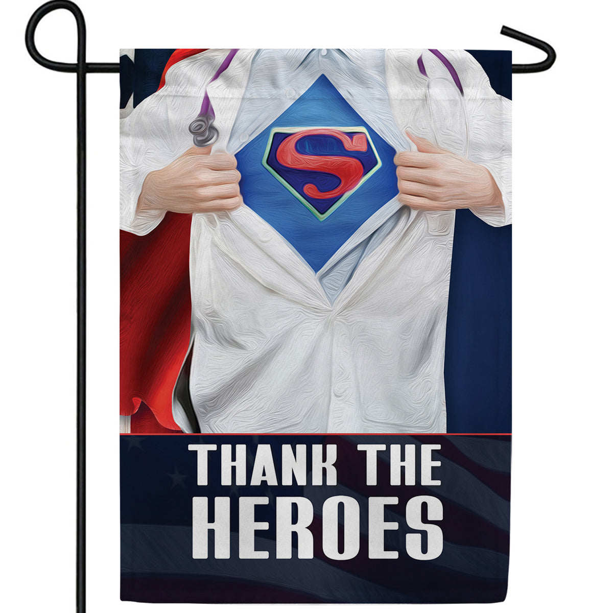 Ready At A Moments Notice Double Sided Garden Flag