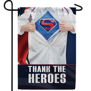 Ready At A Moments Notice Double Sided Garden Flag