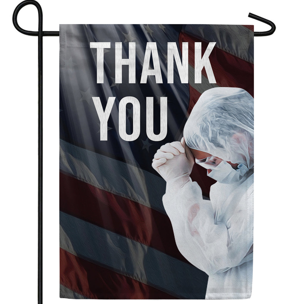 America Says Thank you Double Sided Garden Flag