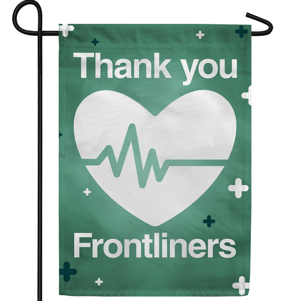 Thank You Frontliners Double Sided Garden Flag