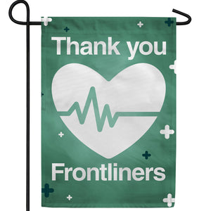 Thank You Frontliners Double Sided Garden Flag