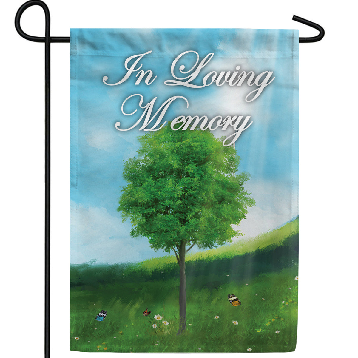 In Loving Memory (Tree) Double Sided Garden Flag