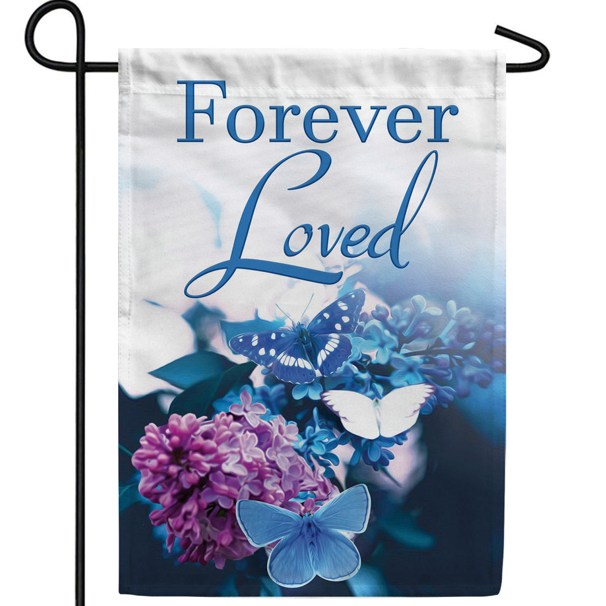 Feeling Blue Missing You Double Sided Garden Flag
