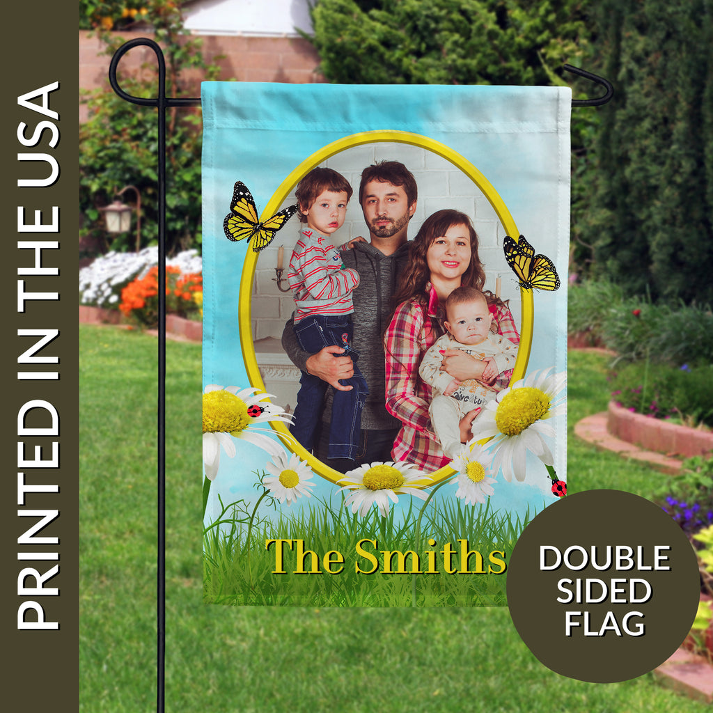 Personalized Loves Me, Loves Me Not Garden Flag