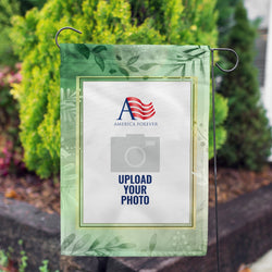 Personalized Lush Leaves Garden Flag