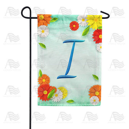 Bright Cosmos Monogram Double Sided Garden Flag