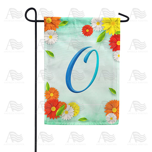 Bright Cosmos Monogram Double Sided Garden Flag
