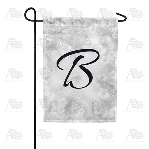 Bird Dreams Monogram Double Sided Garden Flag