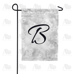 Bird Dreams Monogram Double Sided Garden Flag