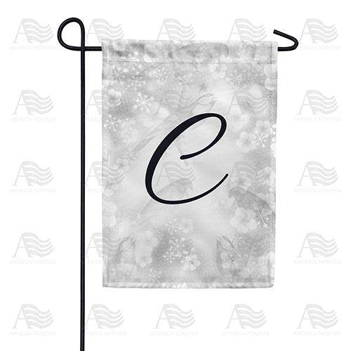 Bird Dreams Monogram Double Sided Garden Flag