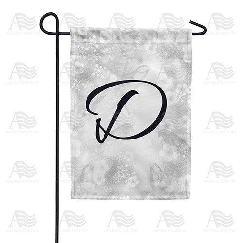 Bird Dreams Monogram Double Sided Garden Flag