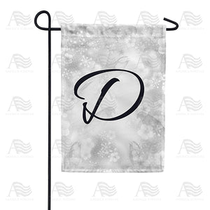 Bird Dreams Monogram Double Sided Garden Flag