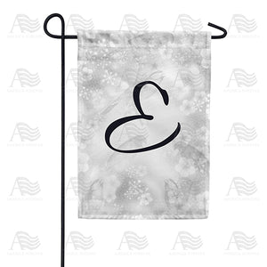 Bird Dreams Monogram Double Sided Garden Flag