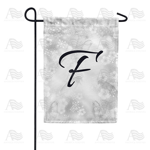 Bird Dreams Monogram Double Sided Garden Flag