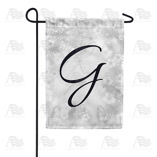 Bird Dreams Monogram Double Sided Garden Flag