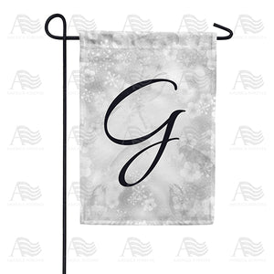 Bird Dreams Monogram Double Sided Garden Flag
