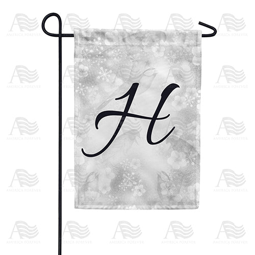 Bird Dreams Monogram Double Sided Garden Flag