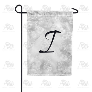 Bird Dreams Monogram Double Sided Garden Flag
