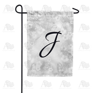 Bird Dreams Monogram Double Sided Garden Flag