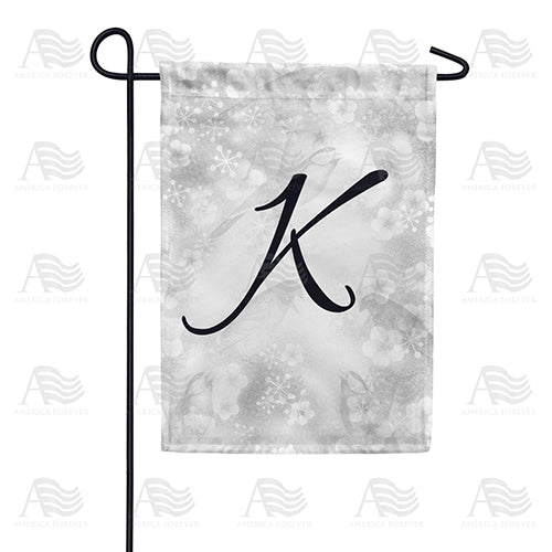 Bird Dreams Monogram Double Sided Garden Flag