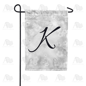 Bird Dreams Monogram Double Sided Garden Flag